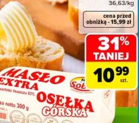 Masło ekstra Osełka Górska Sobik zaw. tł. 83%