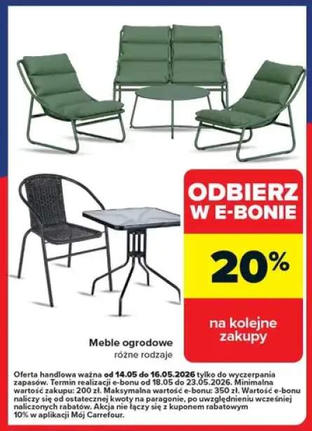Meble ogrodowe