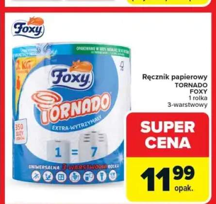 Ręcznik papierowy TORNADO FOXY 3-warstwowy