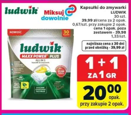 Kapsułki do zmywarki Ludwik