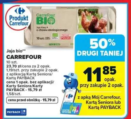 Jaja bio Carrefour