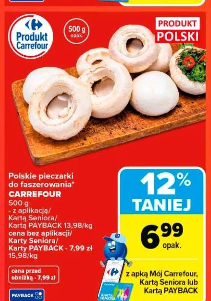 Polskie pieczarki do faszerowania CARREFOUR