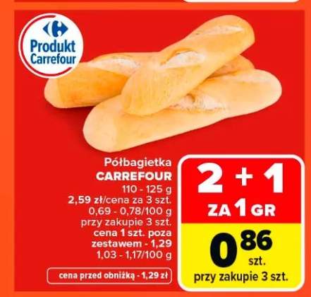 Półbagietka Carrefour