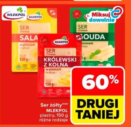 Ser żółty MLEKPOL plastry