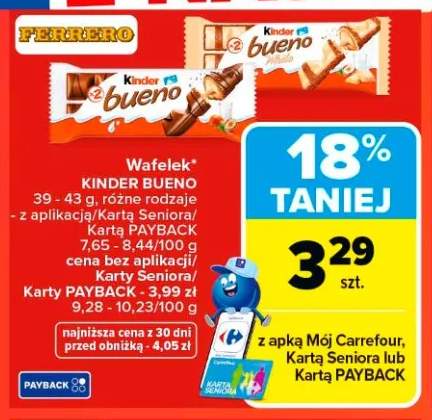 Wafelek Kinder Bueno White