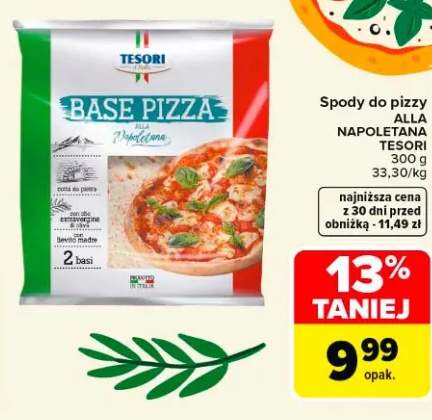 Spody do pizzy ALLA NAPOLETANA TESORI