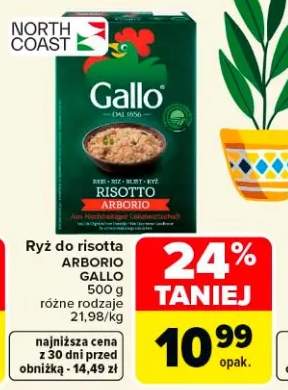 Ryż do risotta Arborio Gallo