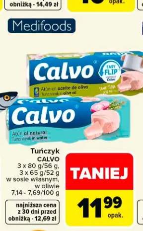 Tuńczyk Calvo w oliwie