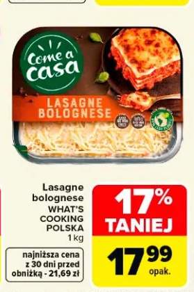 Lasagne bolognese What's Cooking Polska