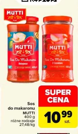 Sos do makaronu Z Czosnkiem MUTTI