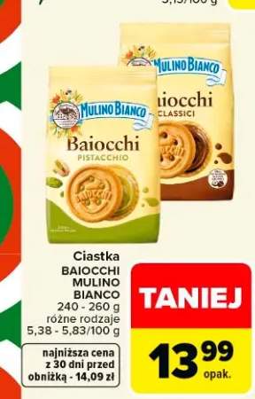 Ciastka Baiocchi Classici Mulino Bianco