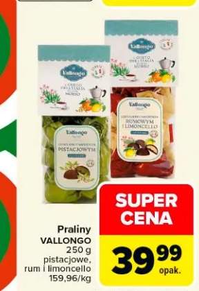 Praliny pistacjowe Vallongo