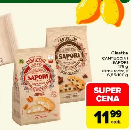 Ciastka Cantuccini Sapori