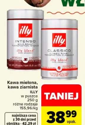 Kawa ziarnista Illy w puszce