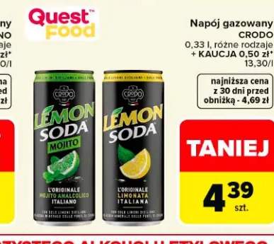 Napój gazowany CRODO Lemon Soda