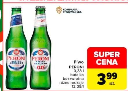 Piwo bezalkoholowe PERONI Nastro Azzurro 0.0%