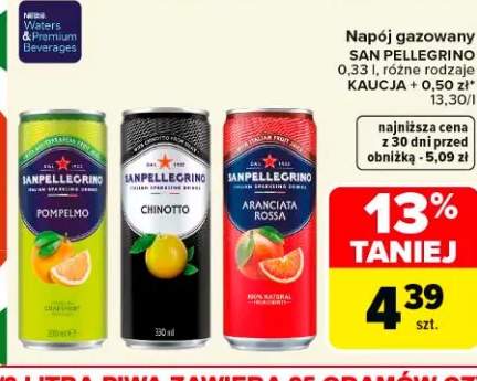 Napój gazowany SAN PELLEGRINO