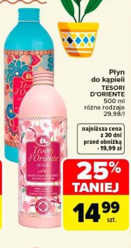 Płyn do kąpieli TESORI D'ORIENTE