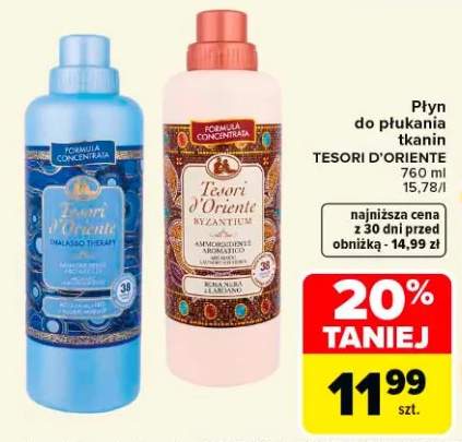 Płyn do płukania tkanin TESORI D'ORIENTE