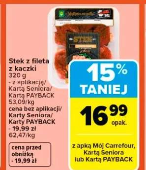 Stek z fileta z kaczki