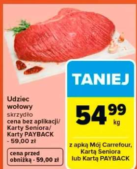 Udziec wołowy skrzydło