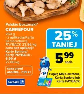 Polskie boczniaki CARREFOUR