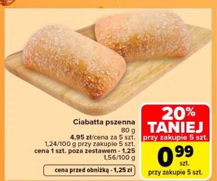 Ciabatta pszenna