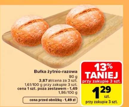 Bułka żytnio-razowa