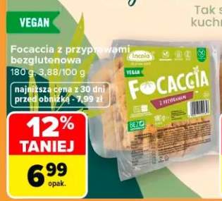 Focaccia z przyprawami bezglutenowa Incola