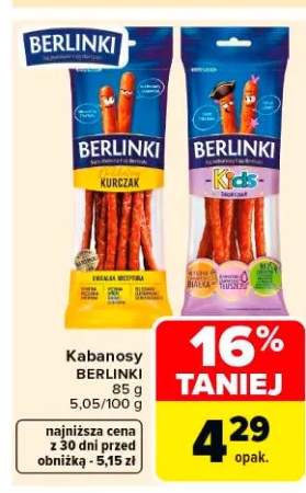 Kabanosy BERLINKI