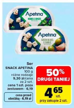 Ser Snack Apetina Green Olives & Garlic
