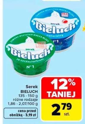 Serek Bieluch ze szczypiorkiem