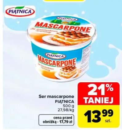 Ser mascarpone Piątnica