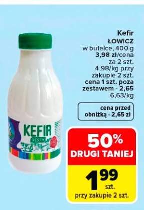 Kefir Łowicz w butelce