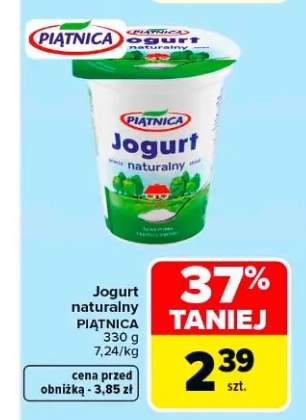 Jogurt naturalny Piątnica