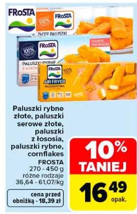 Paluszki z łososia Frosta