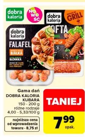 Gama dań Dobra Kaloria Kubara