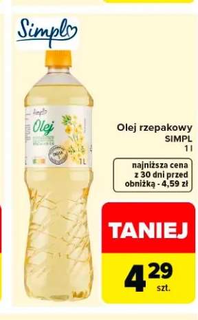 Olej rzepakowy SIMPL