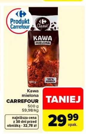 Kawa mielona Carrefour