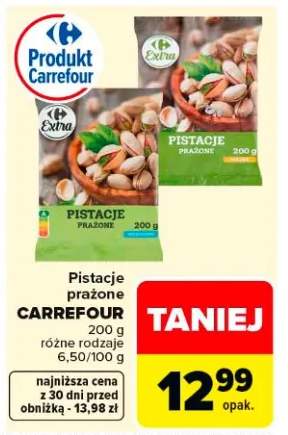 Pistacje prażone solone Carrefour