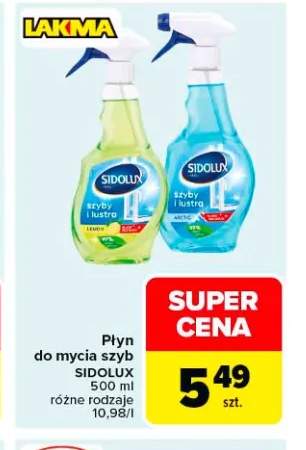 Płyn do mycia szyb Sidolux Lemon