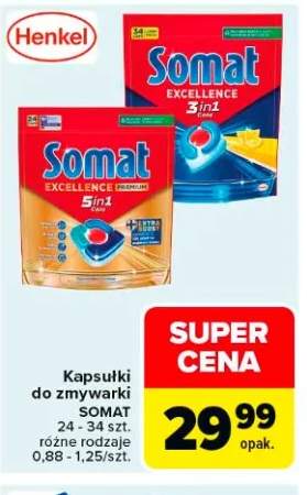 Kapsułki do zmywarki Somat Excellence 3in1