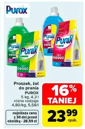 Proszek do prania Purox Color