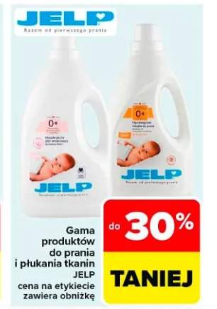 Gama produktów do prania i płukania tkanin Jelp