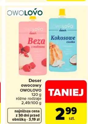 Deser owocowy Owolovo