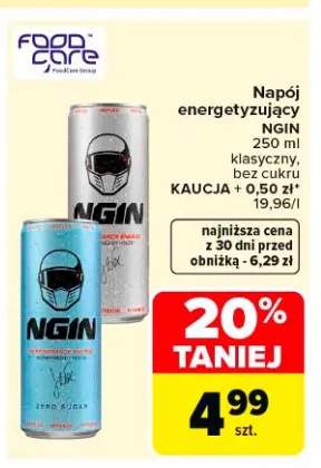 Napój energetyzujący NGIN klasyczny