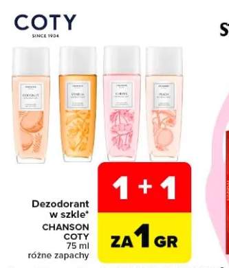 Dezodorant w szkle CHANSON COTY Peach