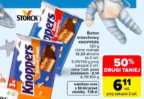 Baton orzechowy Knoppers