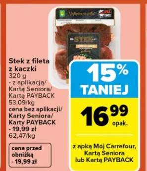 Stek z fileta z kaczki