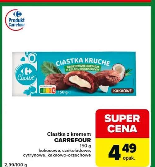 Ciastka z kremem CARREFOUR